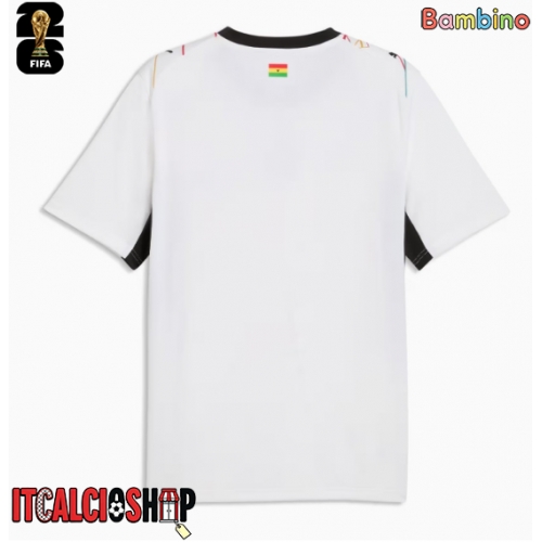 Ghana Prima Maglia Bambino Mondiali 2026 Manica Corta (+ Pantaloni corti)